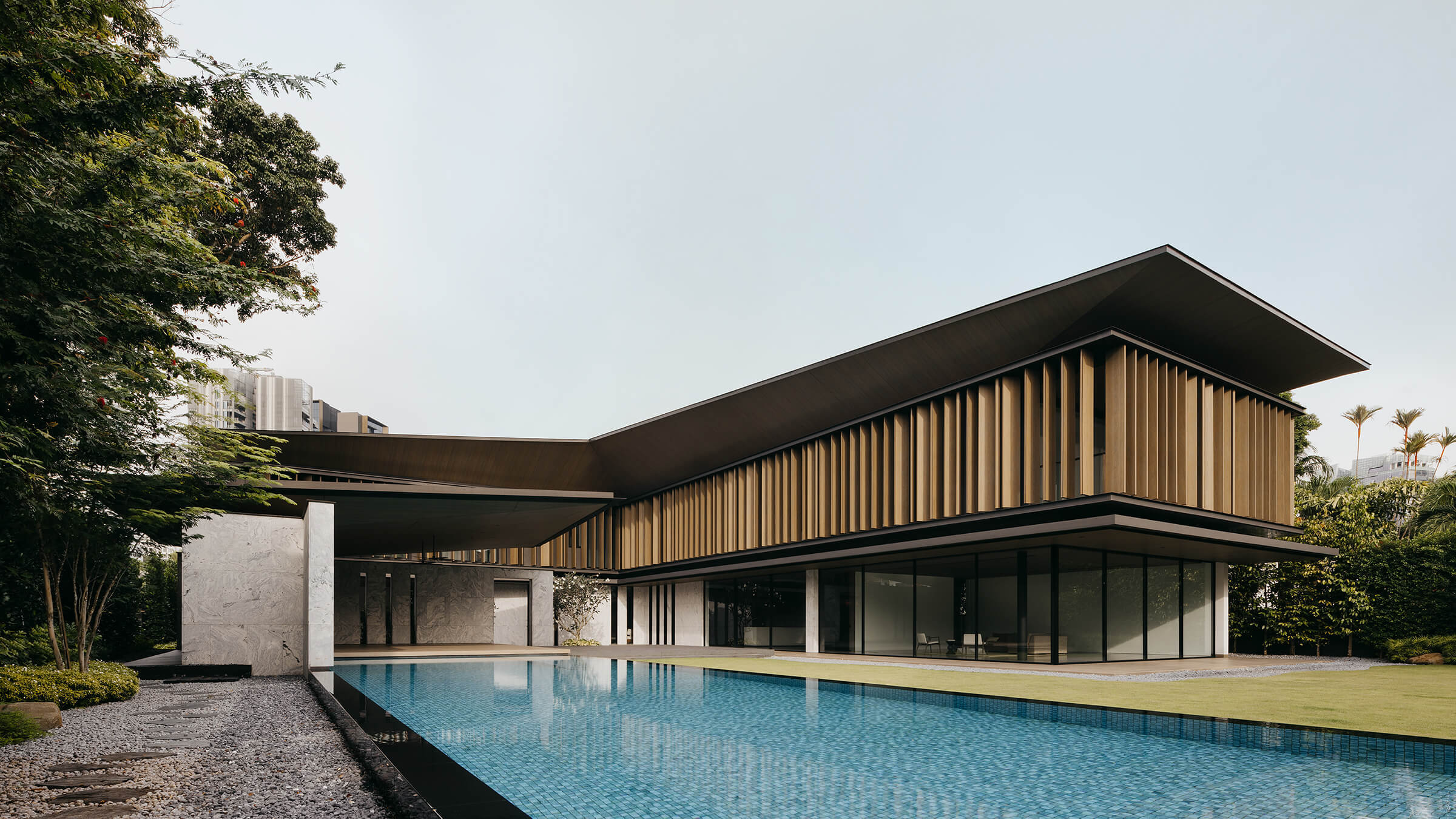 Plumeria courtyard house